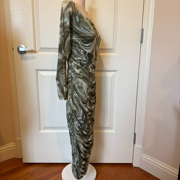 NWT AFRM Los Angeles Sienna Mesh Dress, sz XL - Picture 4 of 8